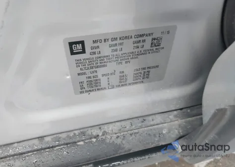 2016 Chevrolet Trax Lt from USA, damaged, VIN KL7CJLSB7GB569904